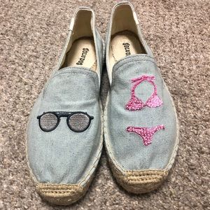Soludos sunglasses and bikini espadrilles